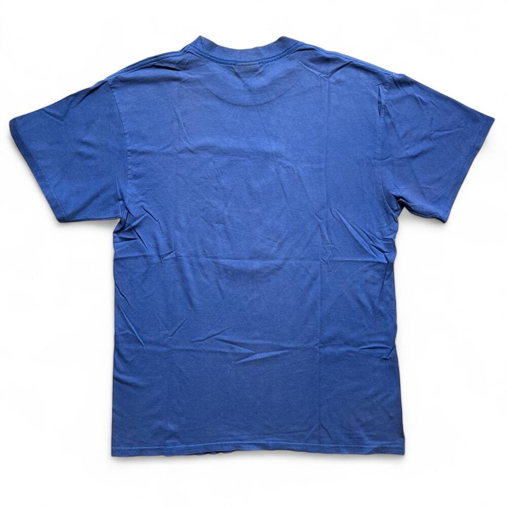Vintage Y2k Nike Air Basketball Swoosh T Shirt Blue Team Silver Tag Hooper Star - Picture 5 of 8